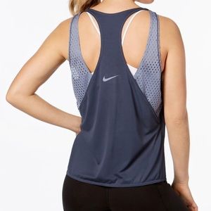 Nike Reversible Blue jersey training tank top size small